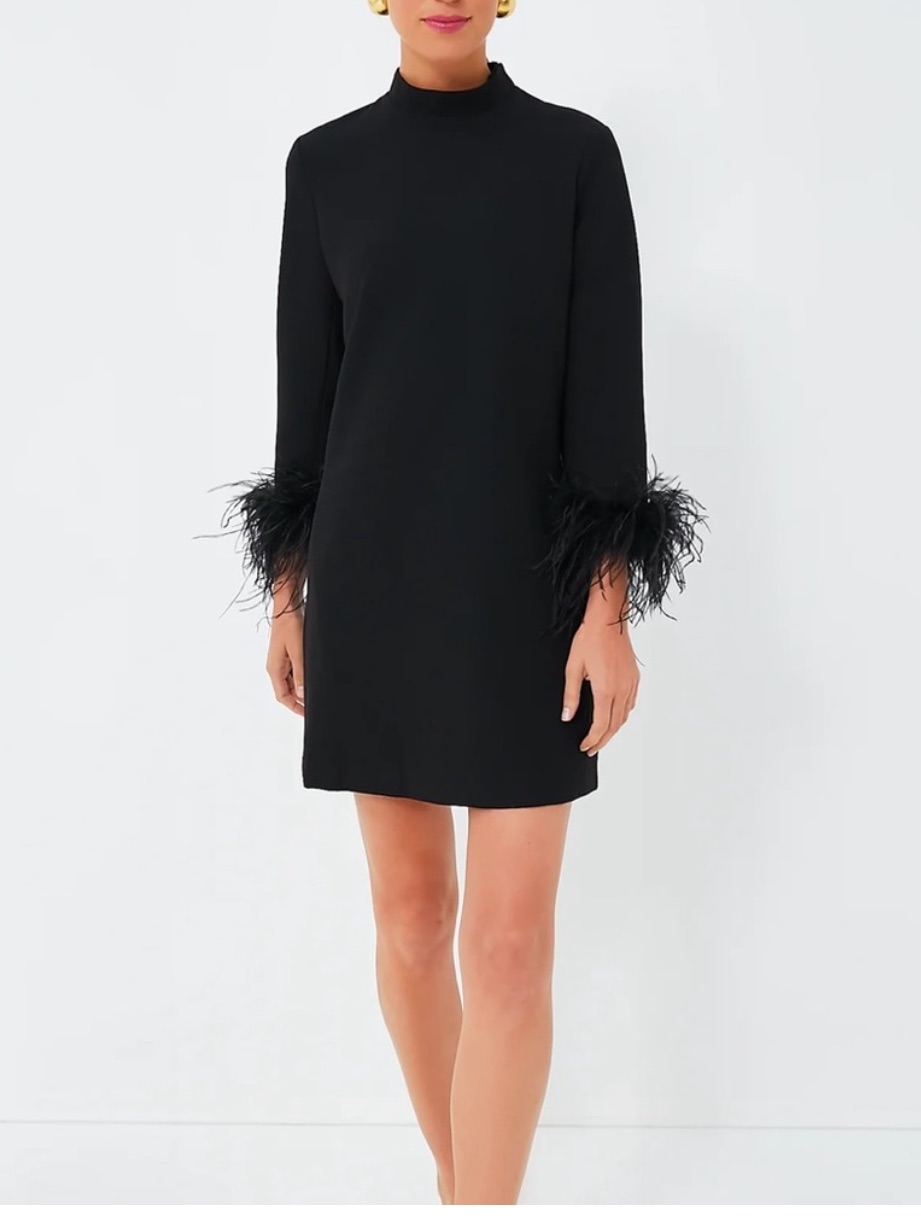 Tuckernuck Black Feather Mod Ellie Dress Size Xl
